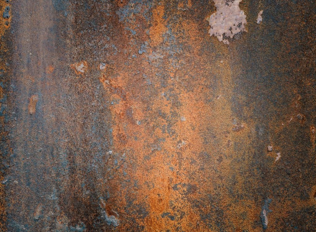 Rusty steel surface