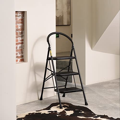 XinSunho Folding 3 Step Ladder