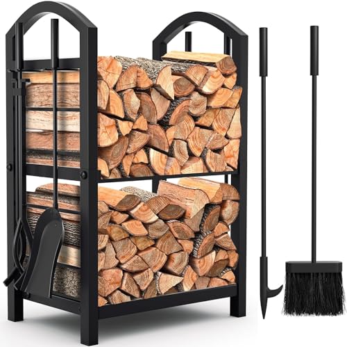 Amagabeli Firewood Rack